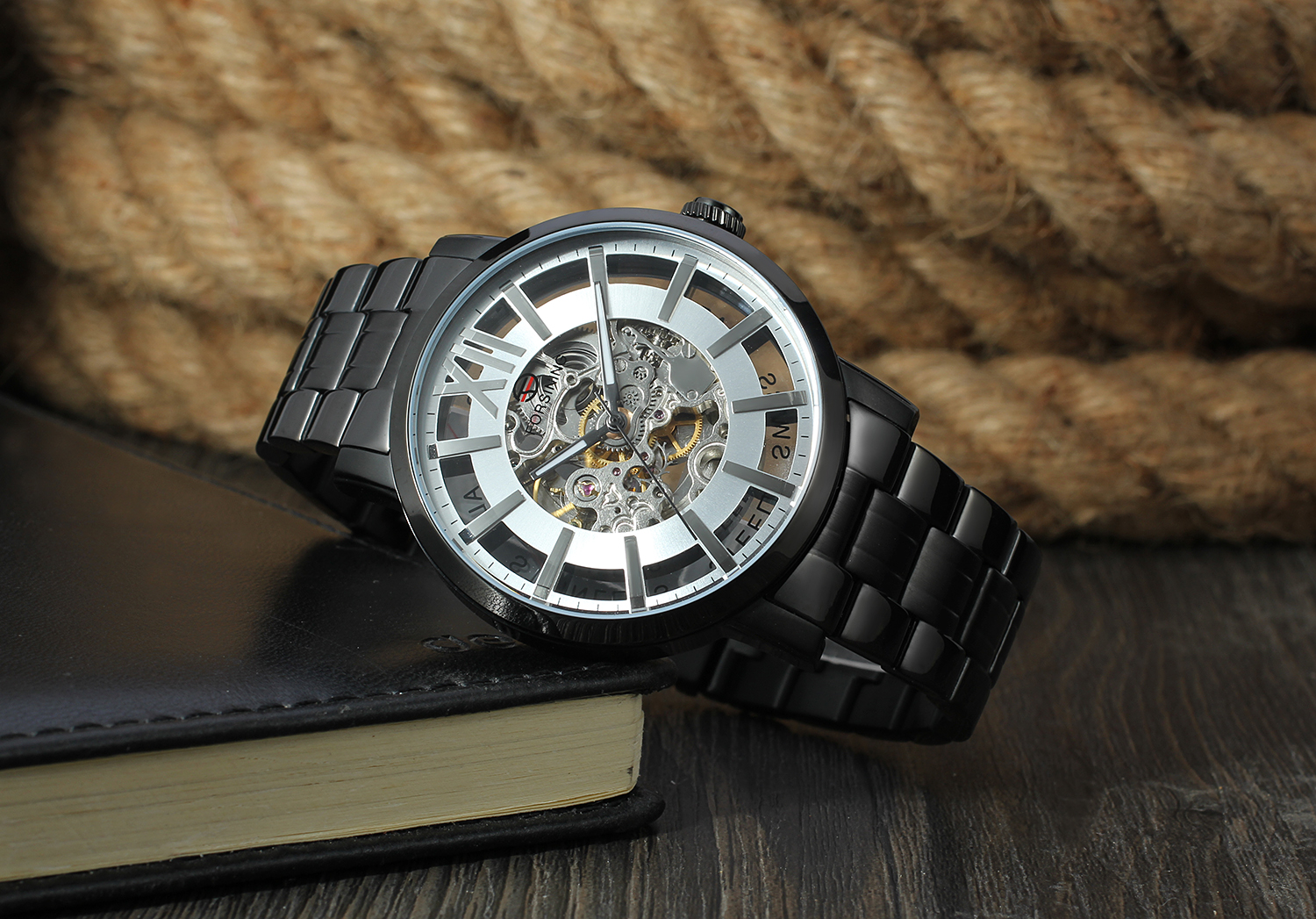 Quality Automatic WristWatch Tourbillon 316L Stainless Steel Luxury Men Business Expensive Dress Skeleton Tourbillion Watches