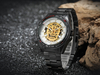Relogio Masculino Wholesale Price FORSINING Halloween Ghost Skull Hollow Out Skeleton Automatic Luxury Mechanical Watch Men