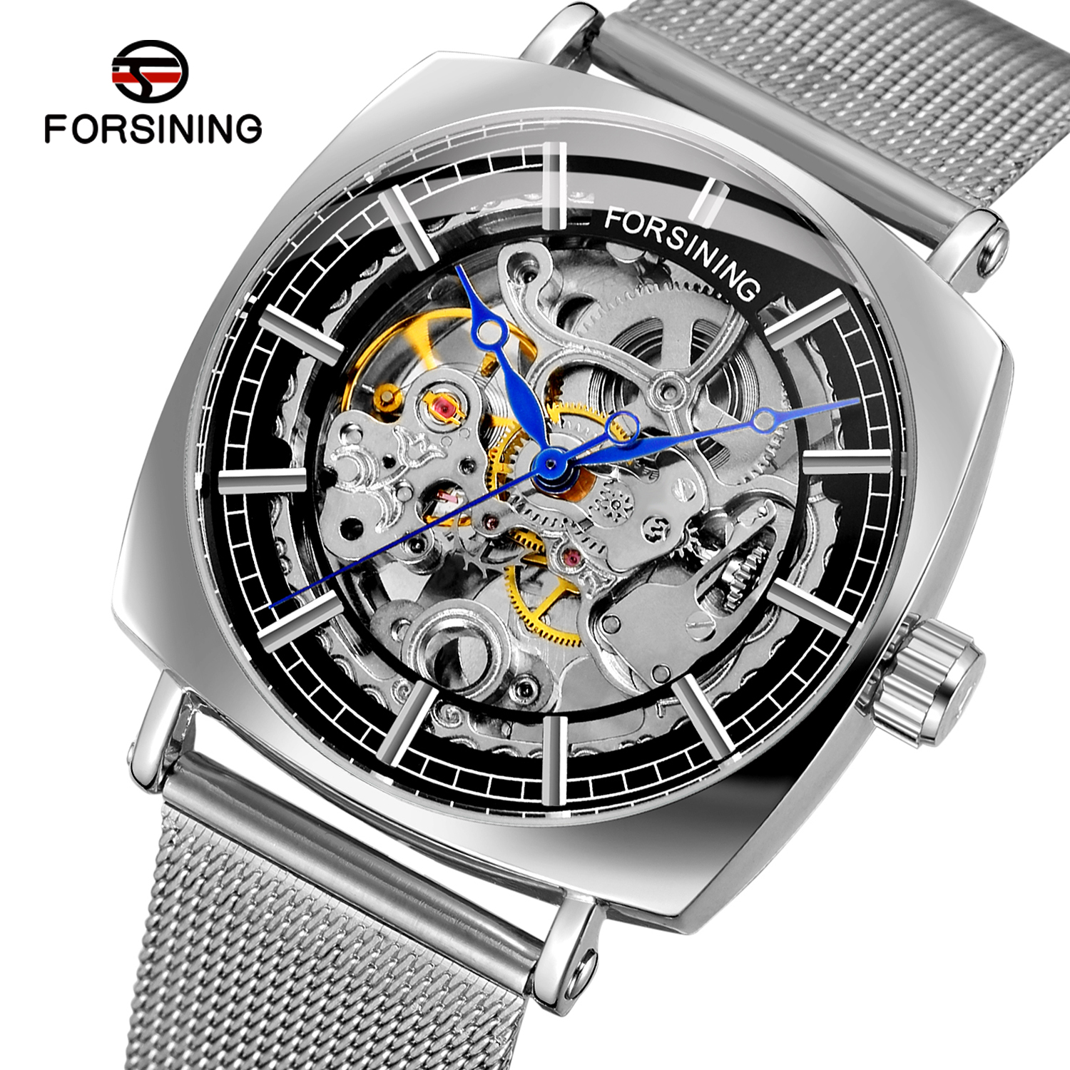 FORSINING Latest 3ATM Water Resistant Automatic Skeleton relojes hombre China Wholesale Mens Watches